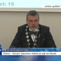 Ostrov: Novým starostou města se stal Jan Bureš (TV Západ)