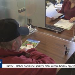 Ostrov: Odbor dopravně správní mění úřední dobu pro veřejnost (TV Západ)