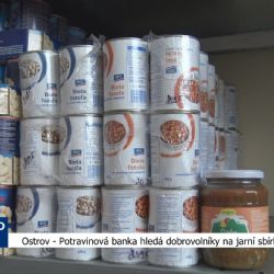 Ostrov: Potravinová banka hledá dobrovolníky na jarní sbírku (TV Západ)