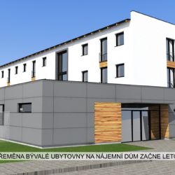 Ostrov: Přeměna bývalé ubytovny na nájemní dům začne letos (TV Západ)