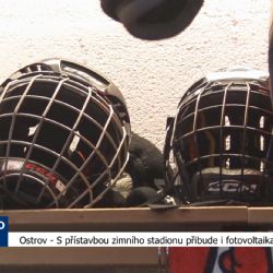 Ostrov: S přístavbou zimního stadionu přibude i fotovoltaika (TV Západ)