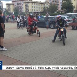 Ostrov: Stovka strojů z třetího Fichtl Cupu vyjela na spanilou jízdu (TV Západ)