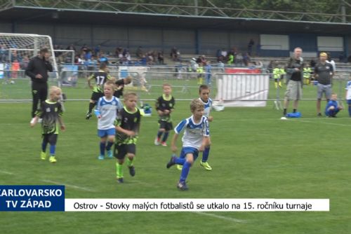 Foto: Ostrov: Stovky malých fotbalistů se utkalo na 15. ročníku turnaje (TV Západ)