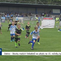 Ostrov: Stovky malých fotbalistů se utkalo na 15. ročníku turnaje (TV Západ)