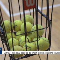 Ostrov: Tenisový oddíl po 15 letech existence začíná soutěžit (TV Ostrov)