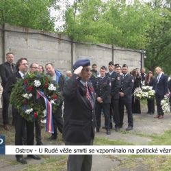 Ostrov: U Rudé věže smrti se vzpomínalo na politické vězně (TV Západ)