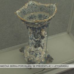 Ostrov: Výjimečná sbírka porcelánu se prezentuje v letohrádku (TV Západ)
