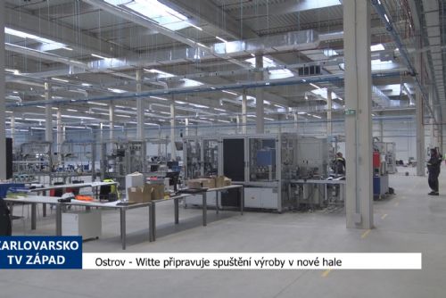 Foto: Ostrov: Witte připravuje spuštění výroby v nové hale (TV Západ)