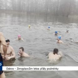 Ostrov: Zimoplavcům letos přály podmínky (TV Ostrov)