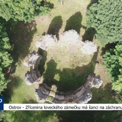 Ostrov: Zřícenina loveckého zámečku má šanci na záchranu (TV Západ)