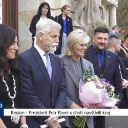 Prezident Petr Pavel s chotí navštívili kraj (TV Západ)