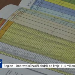 Region: Dobrovolní hasiči obdrží od kraje 11,4 milionu (TV Západ)