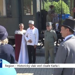 Region: Historický vlak vezl císaře Karla I. (TV Západ)