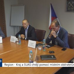 Region: Kraj a SUAS chtějí pomoci místním odběratelům energií (TV Západ)