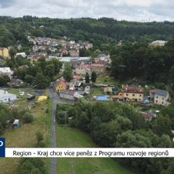 Region: Kraj chce více peněz z Programu rozvoje regionů (TV Západ)