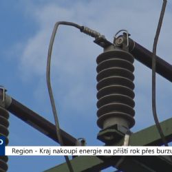 Region: Kraj nakoupí energie na příští rok přes burzu (TV Západ)
