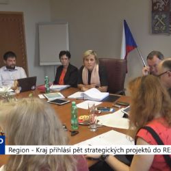 Region: Kraj přihlásí 5 strategických projektů do RE:STARTu (TV Západ)