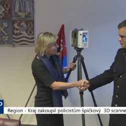 Region: Kraj zakoupil policistům špičkový 3D scanner (TV Západ)