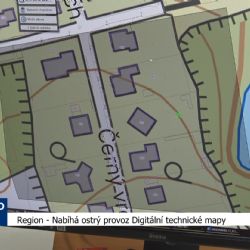 Region: Nabíhá ostrý provoz Digitální technické mapy (TV Západ)