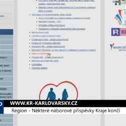 Region: Některé náborové příspěvky Kraje končí (TV Západ)