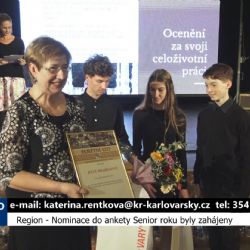 Region: Nominace do ankety Senior roku byly zahájeny (TV Západ) 