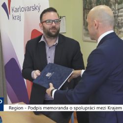 Region: Podpis memoranda o spolupráci mezi Krajem a DofE (TV Západ)