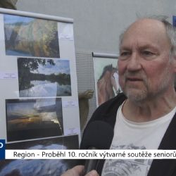 Region: Proběhl 10. ročník výtvarné soutěže seniorů (TV Západ)