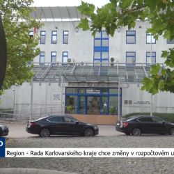 Region: Rada Kraje chce změny v rozpočtovém určení daní (TV Západ)