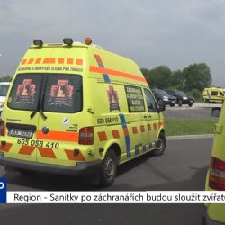 Region: Sanitky po záchranářích budou sloužit pro zvířata (TV Západ)