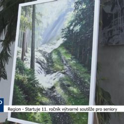 Region: Startuje 11. ročník výtvarné soutěž pro seniory (TV Západ)