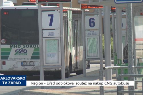 obrázek:Region: Úřad odblokoval soutěž na nákup CNG autobusů (TV Západ)