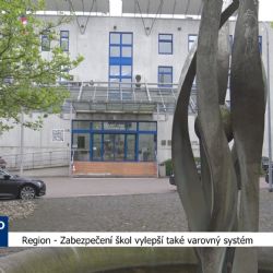 Region: Zabezpečení škol vylepší také varovný systém (TV Západ)