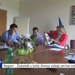 Region: Žadatelé s kotly Atmos získají peníze od kraje (TV Západ)
