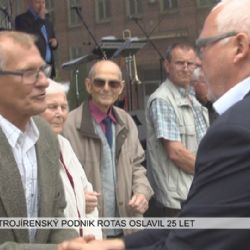 Rotava: Strojírenský podnik Rotas oslavil 25 let (TV Západ)