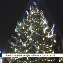 Sokolov: Advent zahájila Hašlerka a Ilona Csáková (TV Západ)