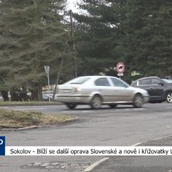 Sokolov: Blíží se další oprava Slovenské a nově i křižovatky Lipová (TV Západ)