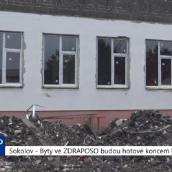 Sokolov: Byty ve ZDRAPOSO budou hotové koncem léta (TV Západ)