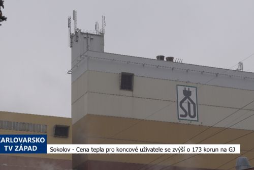 Foto: Sokolov: Cena tepla pro koncové uživatele se zvýší o 173 korun na GJ (TV Západ)