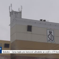 Sokolov: Cena tepla pro koncové uživatele se zvýší o 173 korun na GJ (TV Západ)