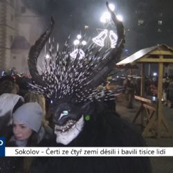 Sokolov: Čerti ze čtyř zemí děsili i bavili tisíce lidí (TV Západ)
