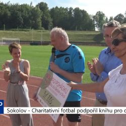 Sokolov: Charitativní fotbal podpořil vydání knihy pro děti (TV Západ)