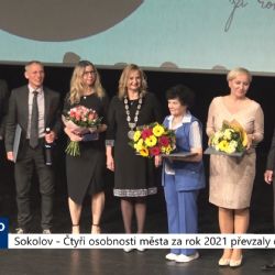 Sokolov: Čtyři osobnosti města za rok 2021 převzaly ocenění (TV Západ)