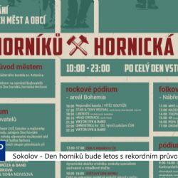 Sokolov: Den horníků bude letos s rekordním průvodem (TV Západ)