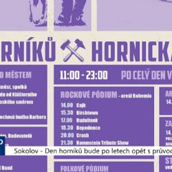 Sokolov: Den Horníků bude po letech opět s průvodem (TV Západ)