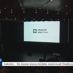 Sokolov: Do konce února můžete nominovat Osobnost města (TV Západ)