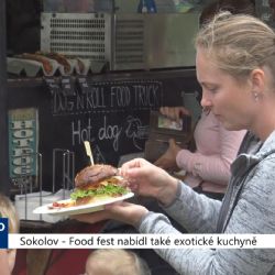 Sokolov: Food fest nabídl také exotické kuchyně (TV Západ)