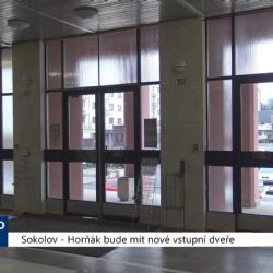 Sokolov: Horňák bude mít nové vstupní dveře (TV Západ)