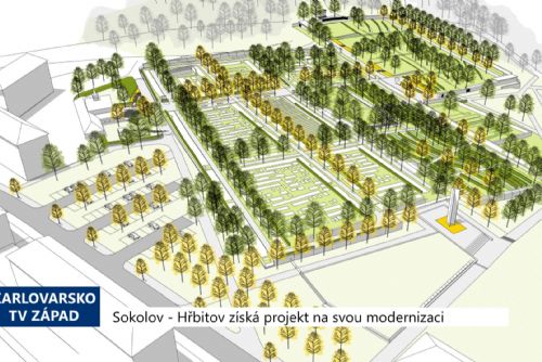 Foto: Sokolov: Hřbitov získá projekt na svou modernizaci (TV Západ)