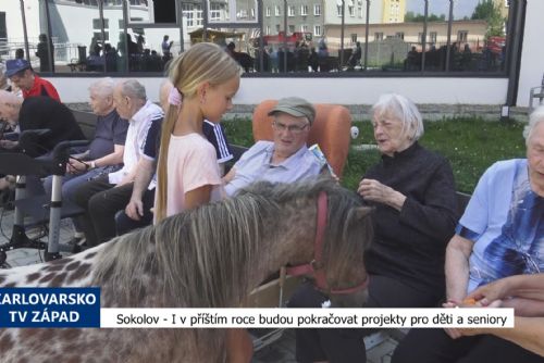 Foto: Sokolov: I v příštím roce budou pokračovat projekty pro děti a seniory (TV Západ)