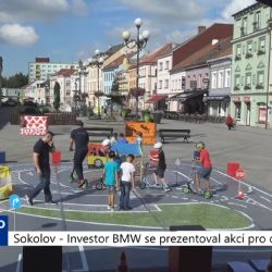 Sokolov: Investor BMW se prezentoval akcí pro děti (TV Západ)